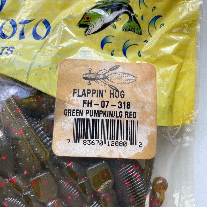 815163 Gary Yamamoto fla булавка ho g6шт.@#318 зеленый тыква красный GARY YAMAMOTO