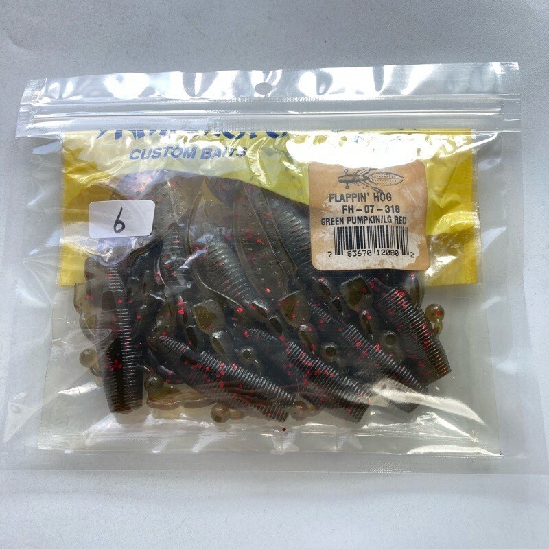 815163 Gary Yamamoto fla булавка ho g6шт.@#318 зеленый тыква красный GARY YAMAMOTO