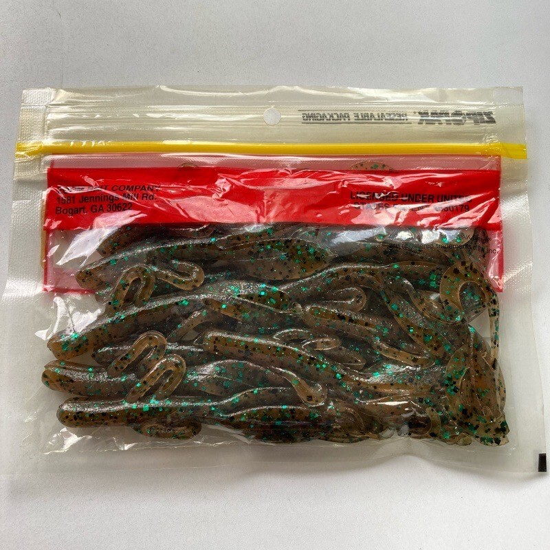 815428 新品 ZOOM/ZBC ベビーブラッシュホッグ 12本 旧マテ #パンプキングリーン ZOOM BAIT COMPANY ズーム ベイビーブラッシュホグ_画像3