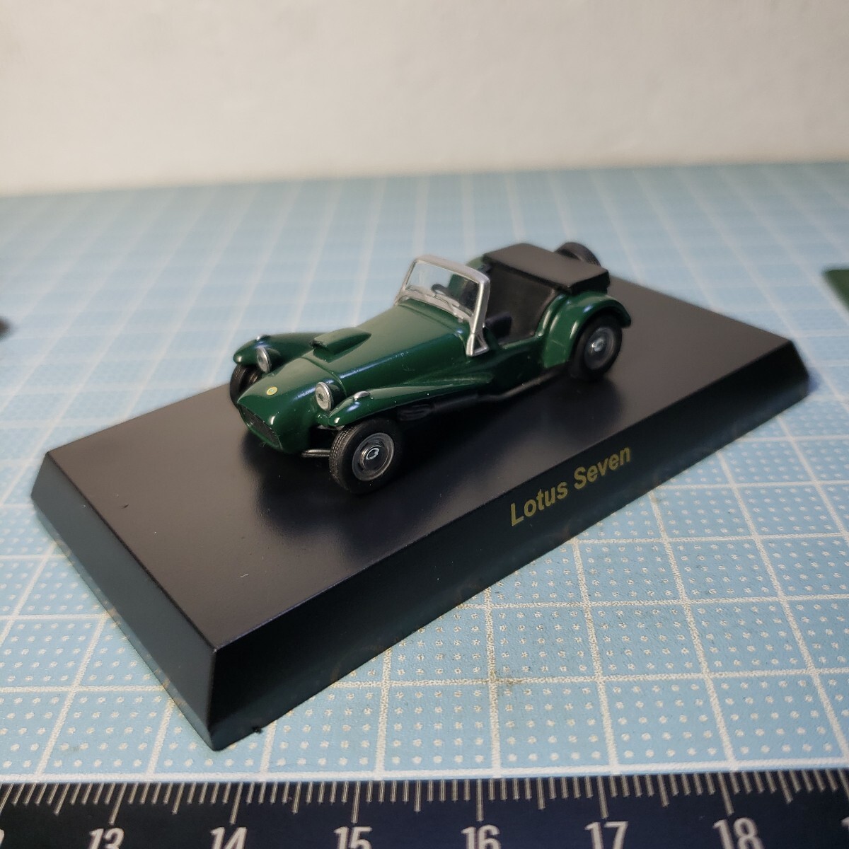  Kyosho 1/64 желтохвост салфетка машина миникар коллекция Lotus seven 
