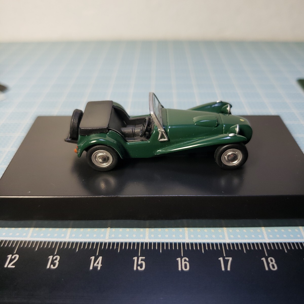  Kyosho 1/64 желтохвост салфетка машина миникар коллекция Lotus seven 