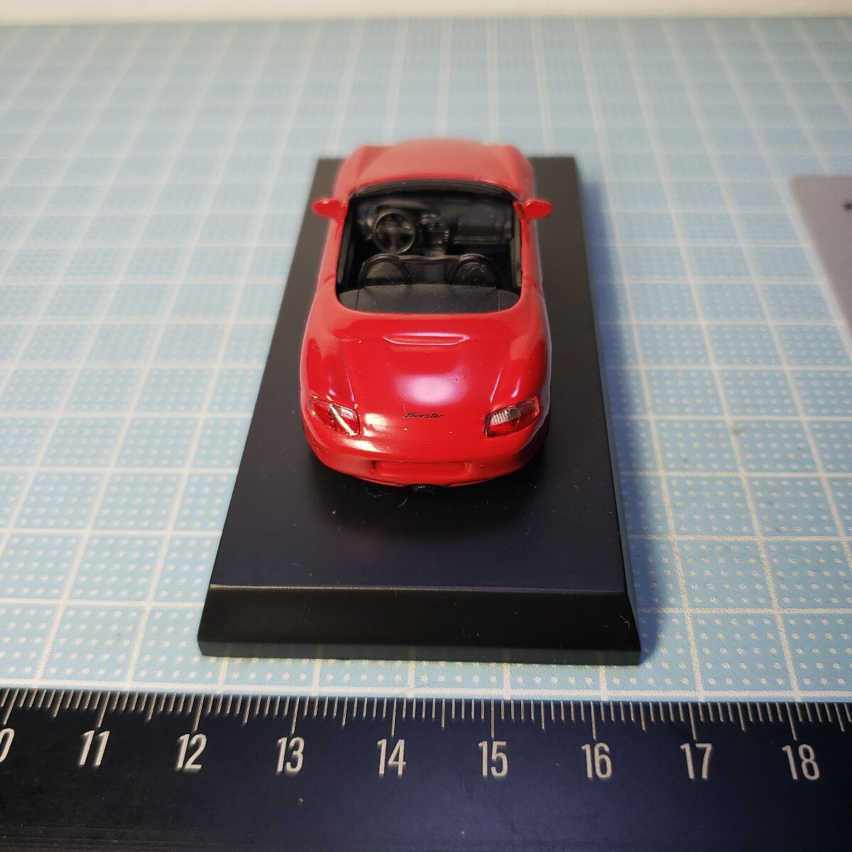 Kyosho 1/64 Porsche миникар коллекция PORSCHE BOXSTER красный