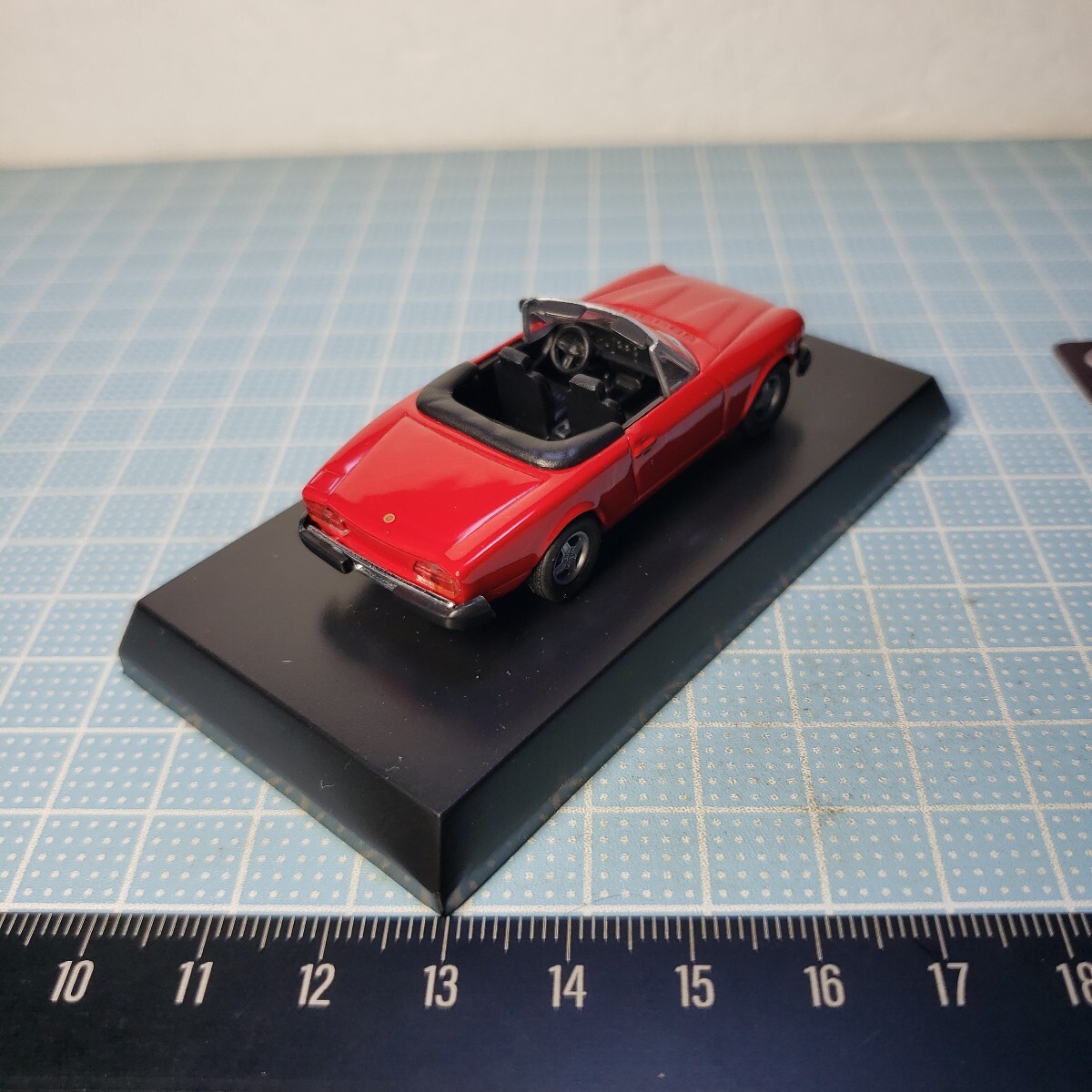 Kyosho 1/64 Fiat миникар коллекция Fiat 124 красный KYOSHO
