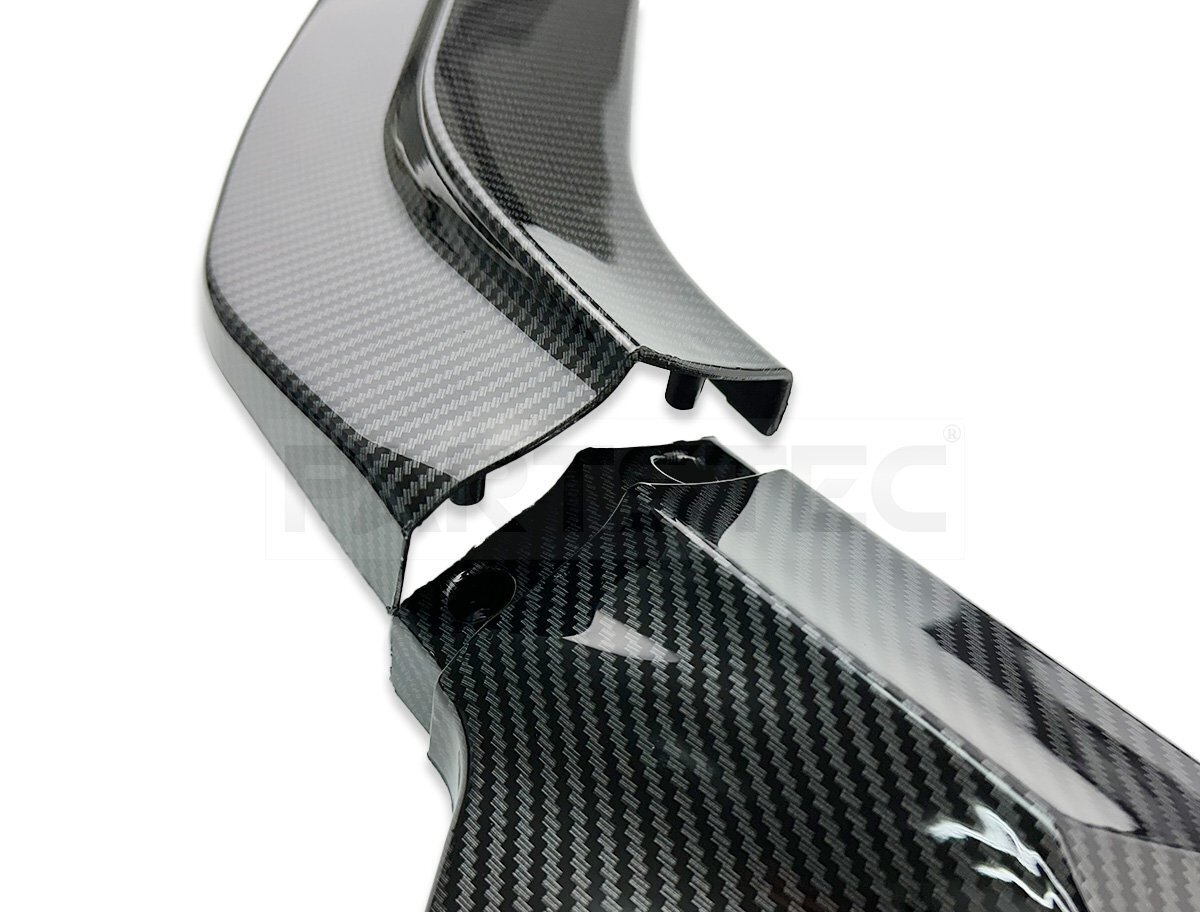 Honda Civic type R FL5 передний спойлер "губа" 3 раздел модель диффузор карбоновый рисунок Canard обвес неоригинальный товар / 156-171 NF*