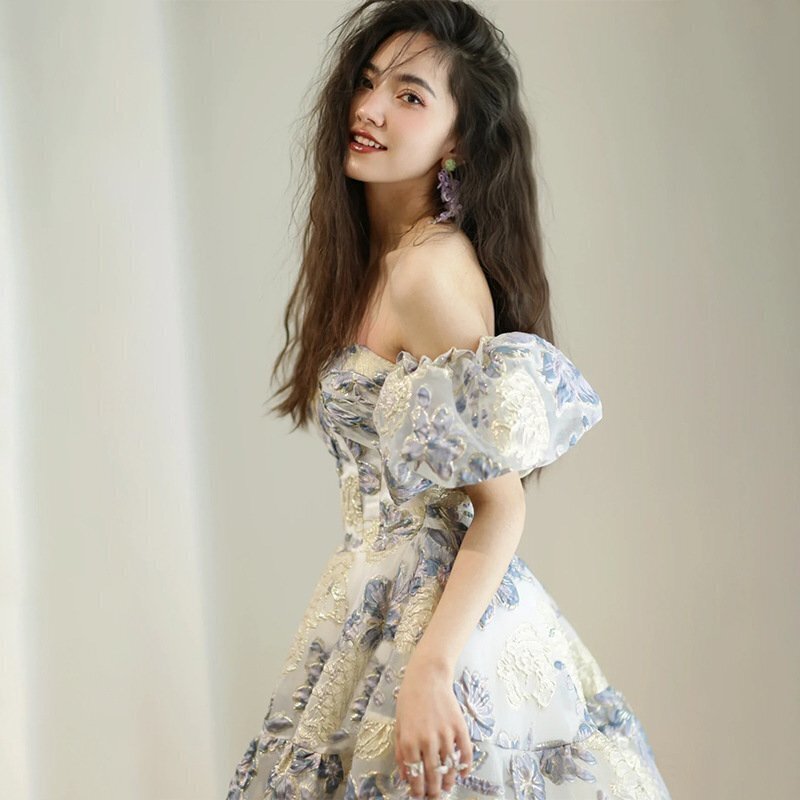 人気新品　ウエディングドレス カラードレス　結(jié)婚式　披露宴　パーティー　演奏會　発表會　ステージ