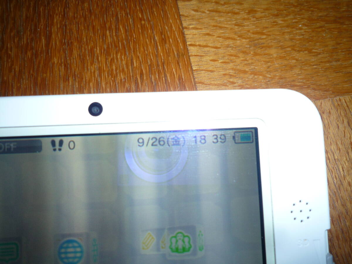 ニンテンドー３ＤＳＬＬ　ミント×ホワイト　箱付き本體　ジャンク扱??