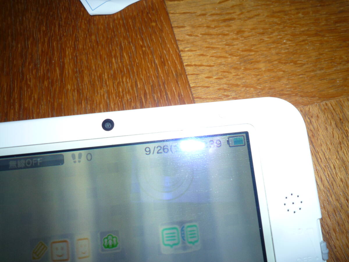 ニンテンドー３ＤＳＬＬ　ミント×ホワイト　箱付き本體　ジャンク扱??