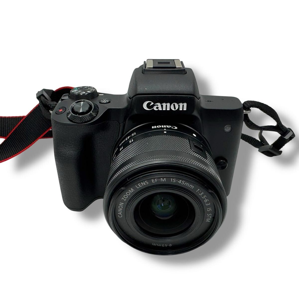 Canon EOS KISS M キャノン ダブルズームキット ブラック ミラーレスカメラ