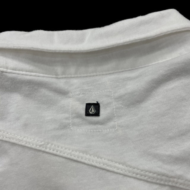 売切り【正規新品】VOLCOM ボルコム◆半袖 ポロシャツ スケート サーフ ストーンロゴ ロゴ刺繍 男女兼用(S)白 250617_画像6