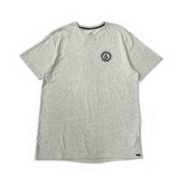 売切り【正規新品】VOLCOM ボルコム◆半袖 Tシャツ スケート サーフ ストーンロゴ 男女兼用 バックプリント(XL)グレー 250617_画像3