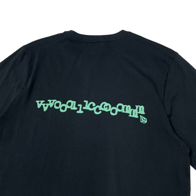  прямые продажи [ стандартный новый товар ]VOLCOM Volcom * короткий рукав футболка skate Surf Stone Logo задний принт для мужчин и женщин (M) чёрный 250617-B