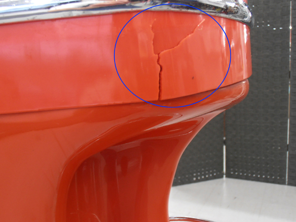 昭和レトロ カートワゴン 美容室 理髪店 アンティーク 収納ワゴン 当時物 現状品 苫小牧西店_画像7