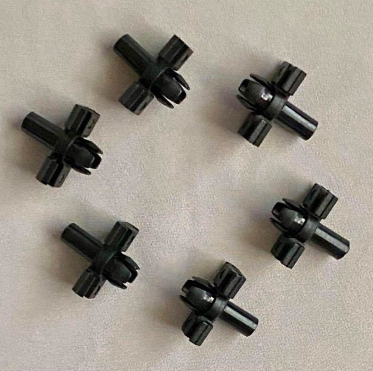 ボルボ240 社外 新品 ロッカーパネルモール・クリップ 6個セット ☆ 送料無料 ☆ VOLVO 240 ドア下モールクリップ_画像2