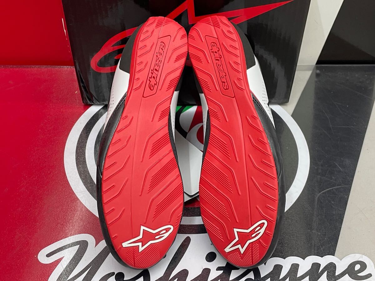 #LEEH 新品 未使用 アルパインスターズ TECH-1 K START V2 SHOES 2711521123 BLACK WHITE RED_画像8