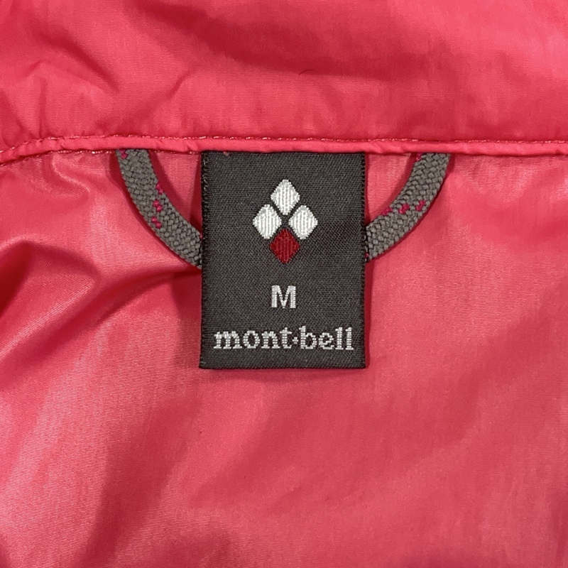 mont-bell/ Mont Bell / Wind blast парка / Zip выше f- dead нейлон жакет / легкий /. Logo принт / розовый / горная парка 