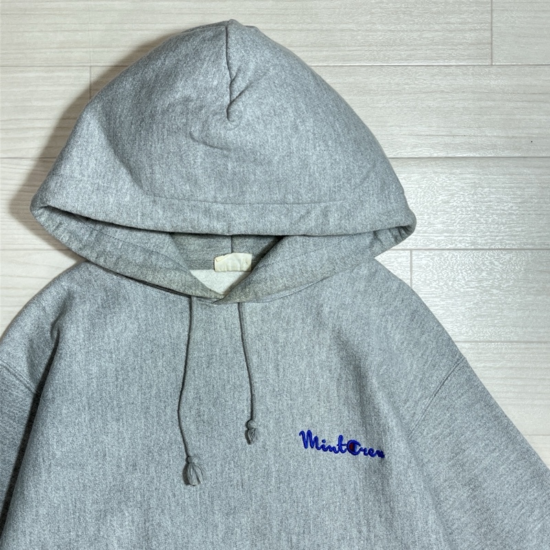 MINTCREW×Champion/ミントクルー×チャンピオン/青単色タグ/REVERSE WEAVE HOODED SWEATSHIRT/リバースウィーブ/プルオーバーパーカー_画像4