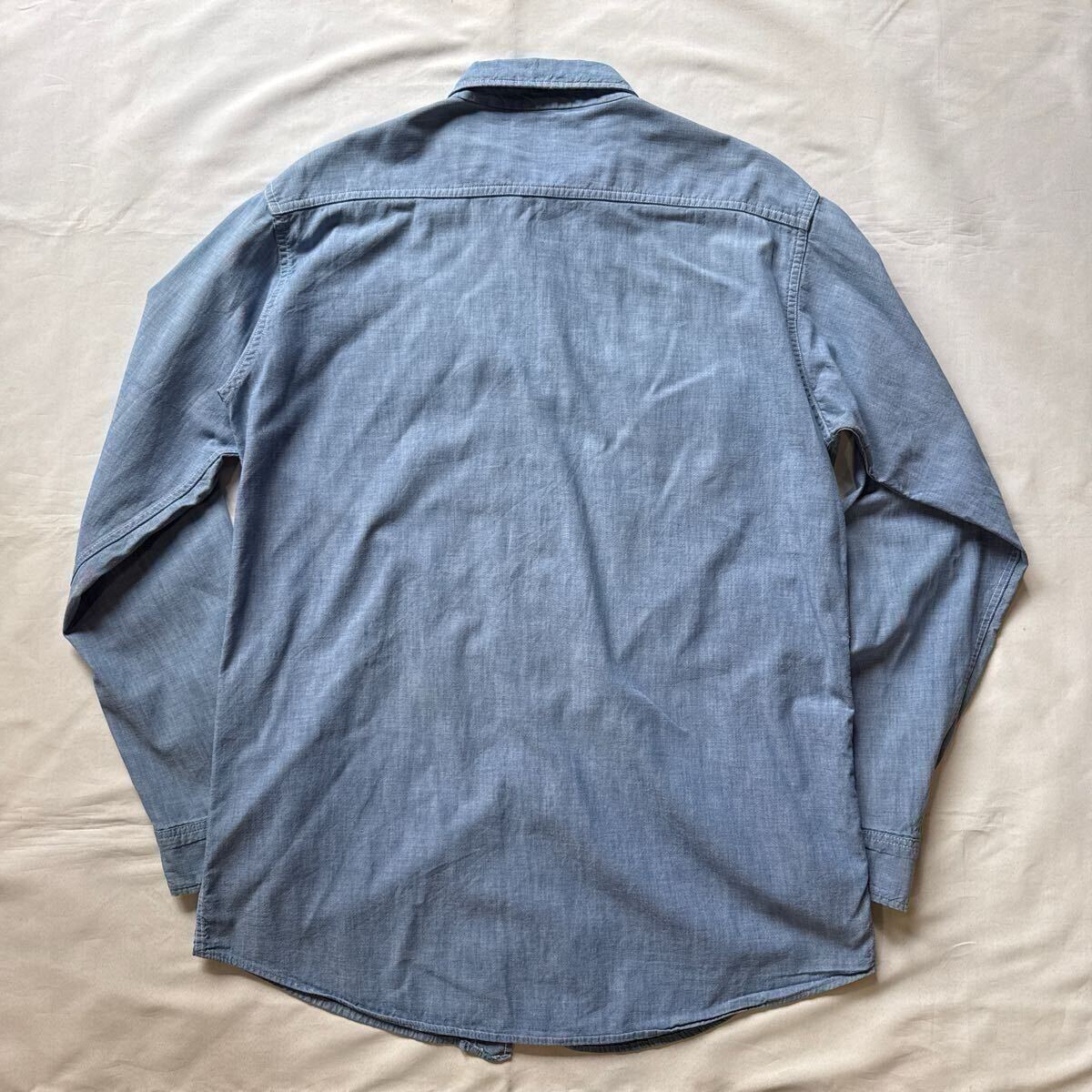 ~60s BIG BUCK CHAMBRAY WORK SHIRT ヴィンテージ ビンテージ シャンブレーシャツ ワークシャツ ELY&WALKER アメカジ 50s 送料無料_画像3