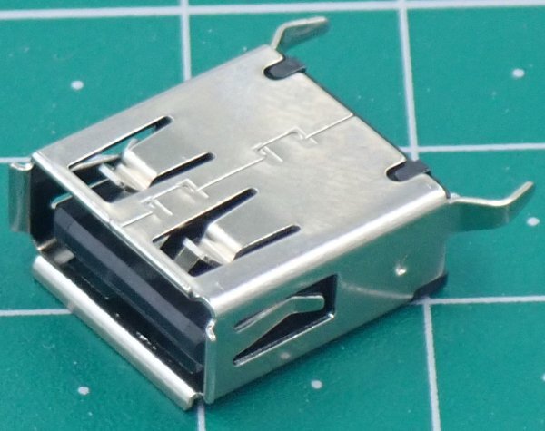 основа доска выполнение для USB A коннектор вертикальный женский чёрный основа доска выполнение для USB A коннектор вертикальный женский чёрный