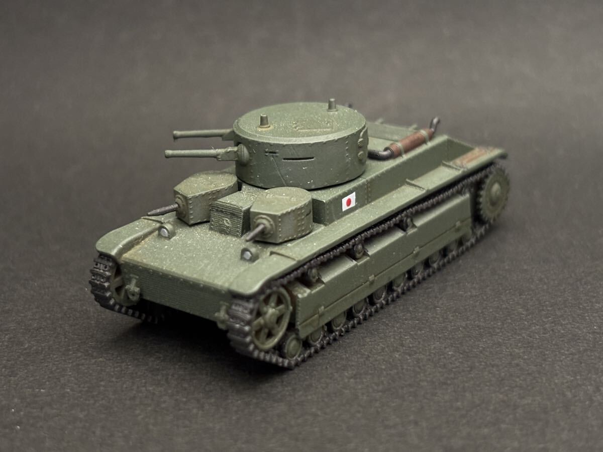 SMV 1/144 九七式重戦車ミツ 陸軍試作車迷彩【同梱可】WW2 日本 大日本帝国陸軍 マイクロアーマー 自作Ver_画像1