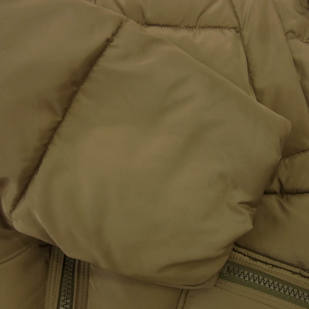 ガニー GANNI ロゴ 中綿 ロング コート ジャケット ブラウン系 L【中古】_画像6