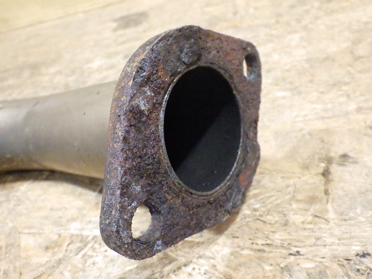 【山形 酒田発】中古 ミラジーノ DBA-L650S リアマフラー ロッソモデロ 2WD用 センター2本出し ステー/ブッシュ付 テスト済