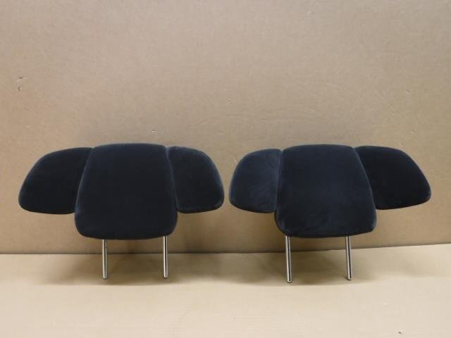 【岩手 盛岡発】中古 純正 ヴェルファイア DBA-GGH25W ヘッドレスト 2列目 セカンド用 2個 濃いグレー色