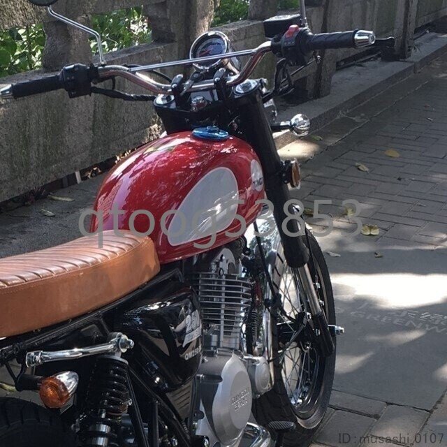 スクランブラー トラッカー オフロードステアリングハンドルバー用 1pcs Retro 22 * 770mm 改造オートバイ ハンドルバー 22MM_画像5