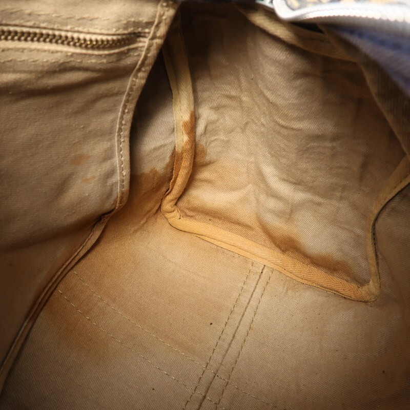 MI0277*フランス制 Christian Dior オールドディオール トロッター trotter ミニボストンバッグ ハンドバッグ 鞄 ネイビー系 vintage