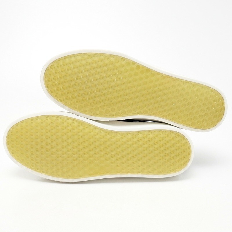 GS2786*イタリア制 CELINE セリーヌ フィービー期 37(23cm相當(dāng)) タッセル スケーター スリッポン レザースニーカー 靴 ネイビー