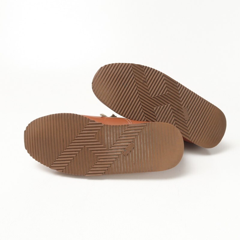 MI1410〇イタリア制 HERMES エルメス クイック Hロゴ スニーカー*38(23.5～24cm相當(dāng))*ブラウン