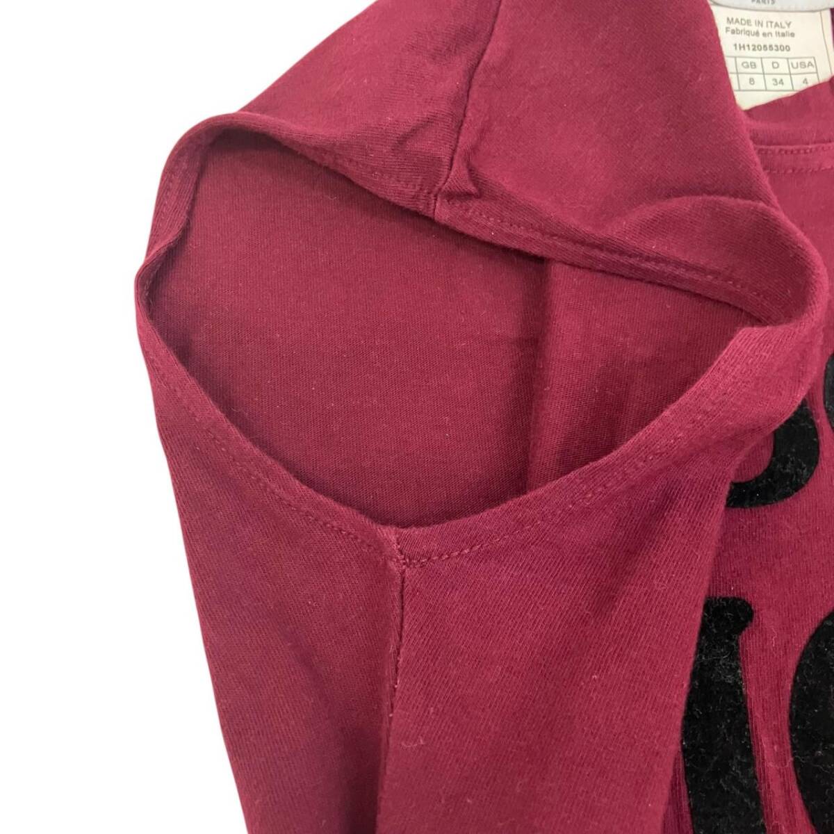 Dior ディオール ジャドール ノースリーブカットソー ジョンガリアーノ期 ボルドー コットン 1H12055300 ヴィンテージ