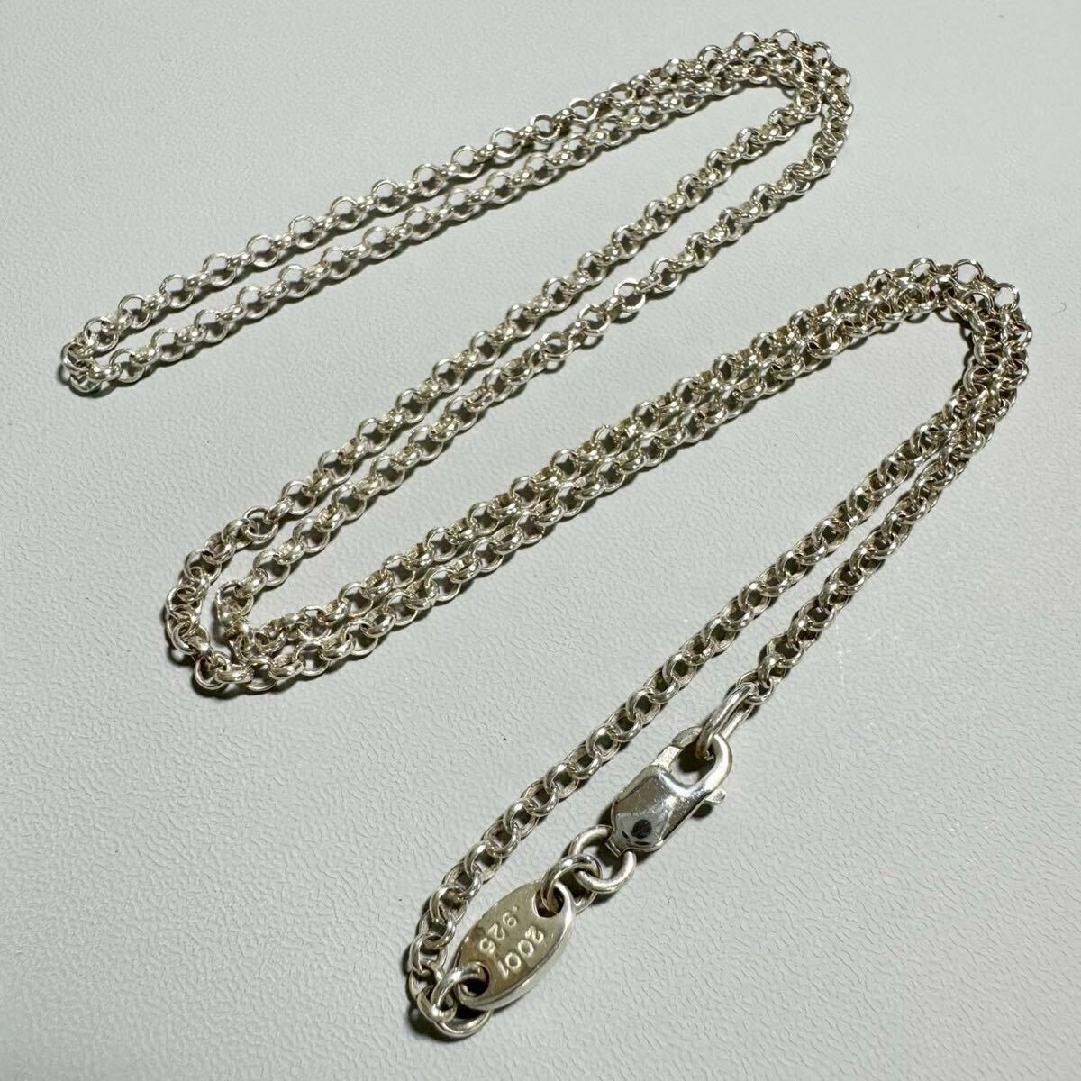 CHROME HEARTS クロムハーツ ROLL CHAIN 18inch ロール チェーン 18インチ SILVER 925 シルバー ネックレス