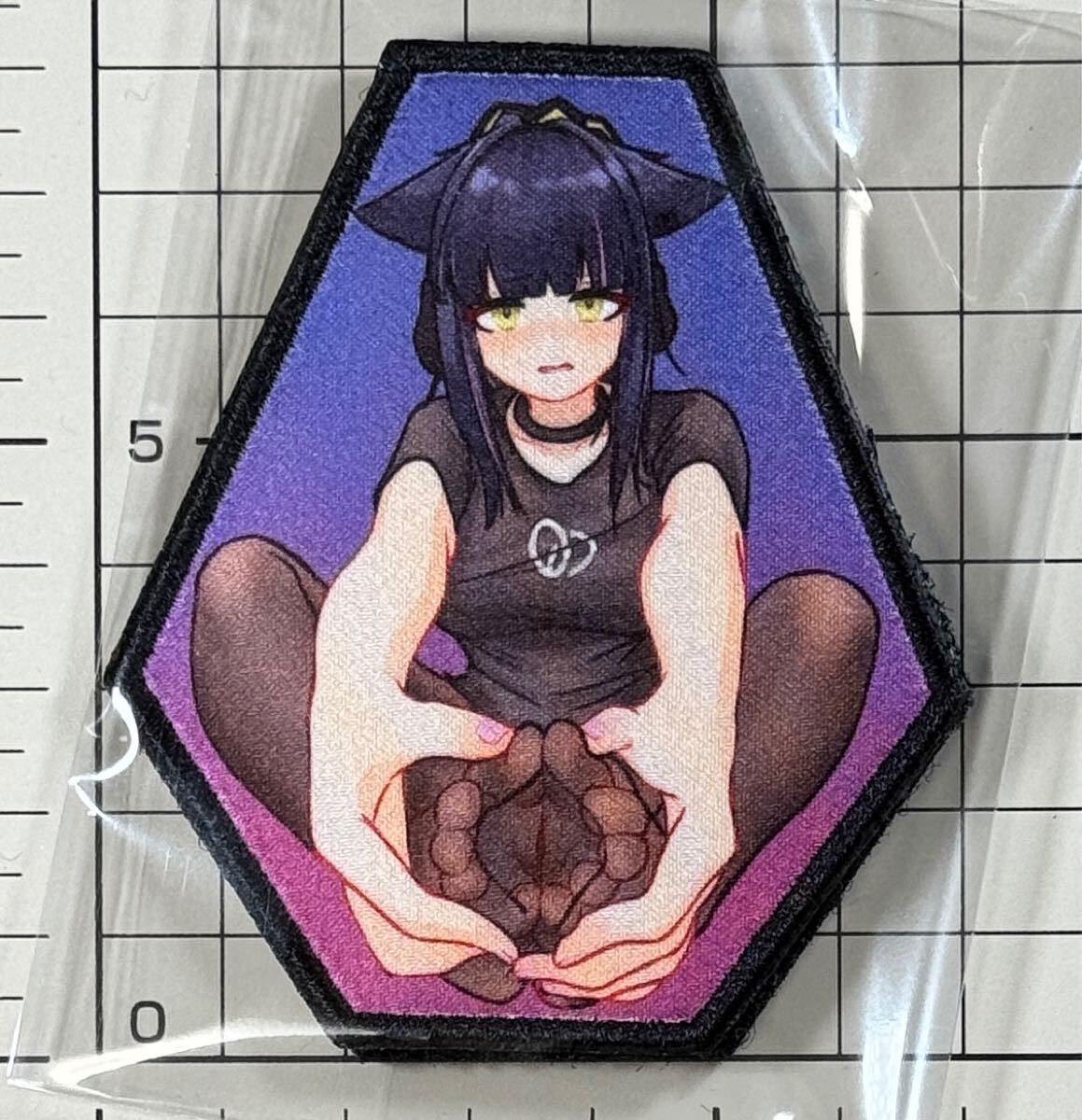 国内未発売 正規品（Tactical Nights series） ジェシカ Feet-pussy ベルクロパッチ ■ アークナイツ 足裏 ワッペン サバゲー 痛ワッペン _画像1