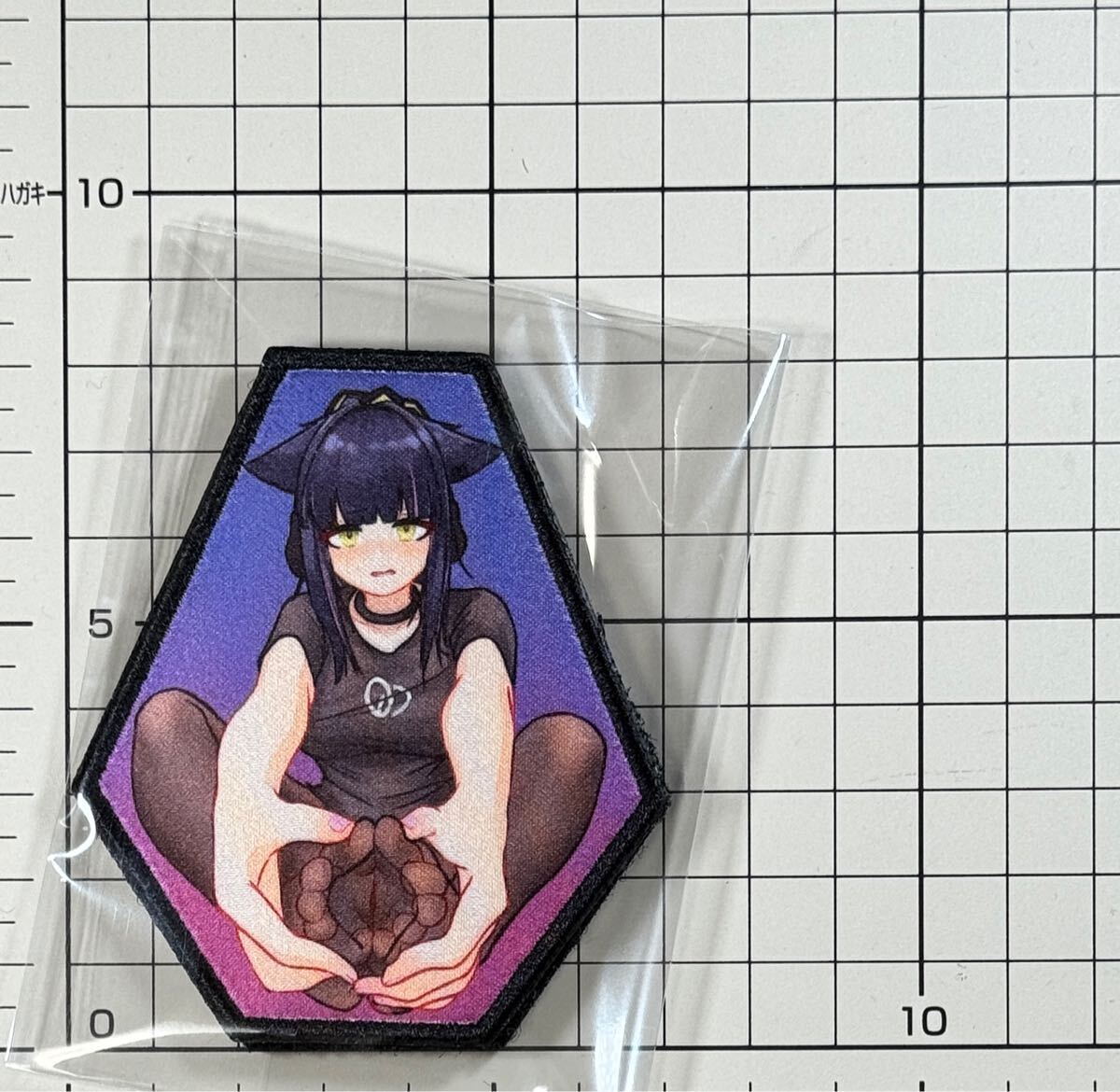 国内未発売 正規品（Tactical Nights series） ジェシカ Feet-pussy ベルクロパッチ ■ アークナイツ 足裏 ワッペン サバゲー 痛ワッペン _画像2