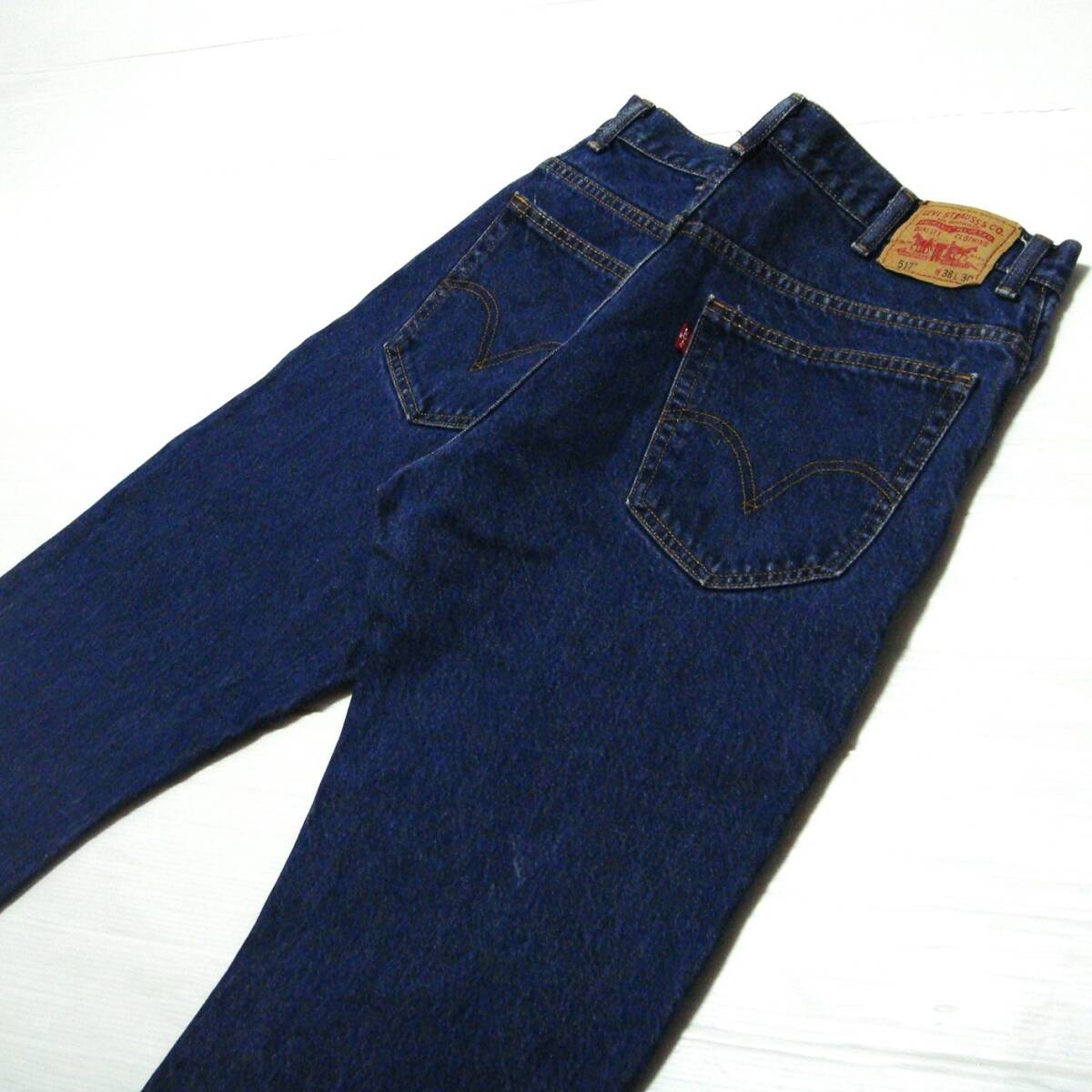 ■リーバイス517 美脚ブーツカット ( 14.4oz ヘビーデニム ) ■W[ 38 inch] 実寸94cm L76cm [股 裾に擦れ無し] アメリカ USA o9 送料600■_画像1