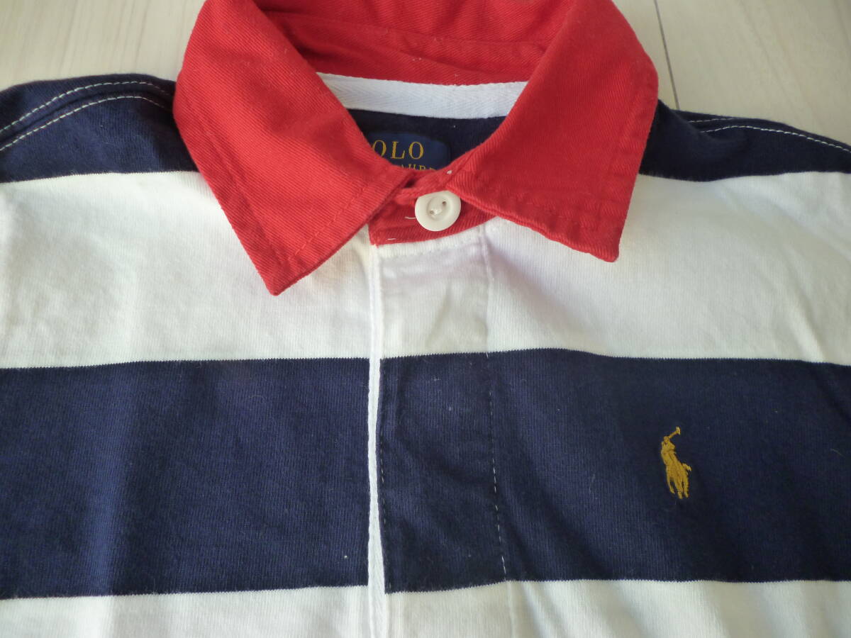 【美品】ラルフローレン紺ボーダーシャツ★120cm★_画像2