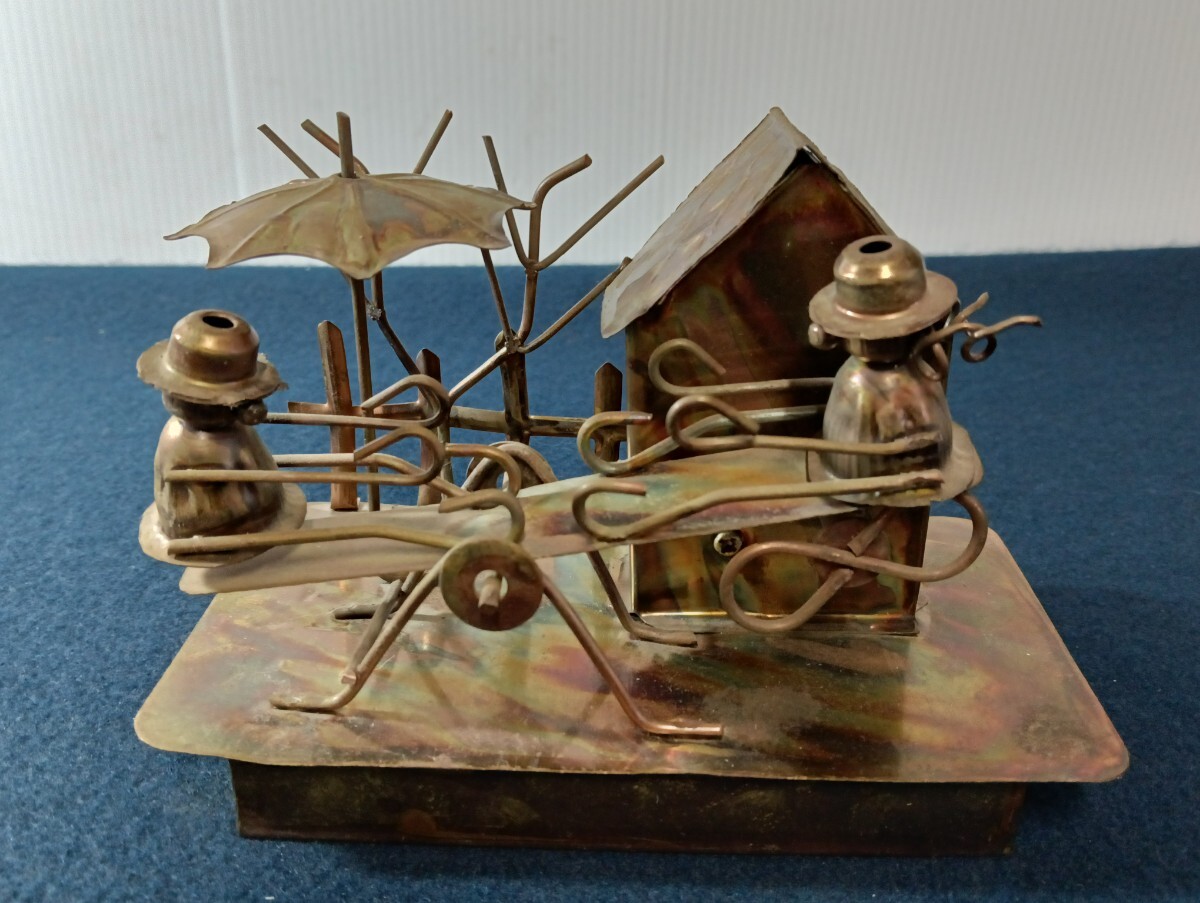 A215 музыкальная шкатулка античный способ украшение произведение искусства жестяная пластина работа товар металлические изделия 