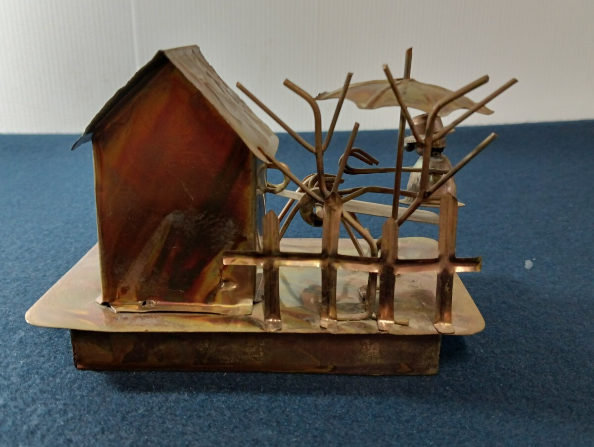 A215 музыкальная шкатулка античный способ украшение произведение искусства жестяная пластина работа товар металлические изделия 