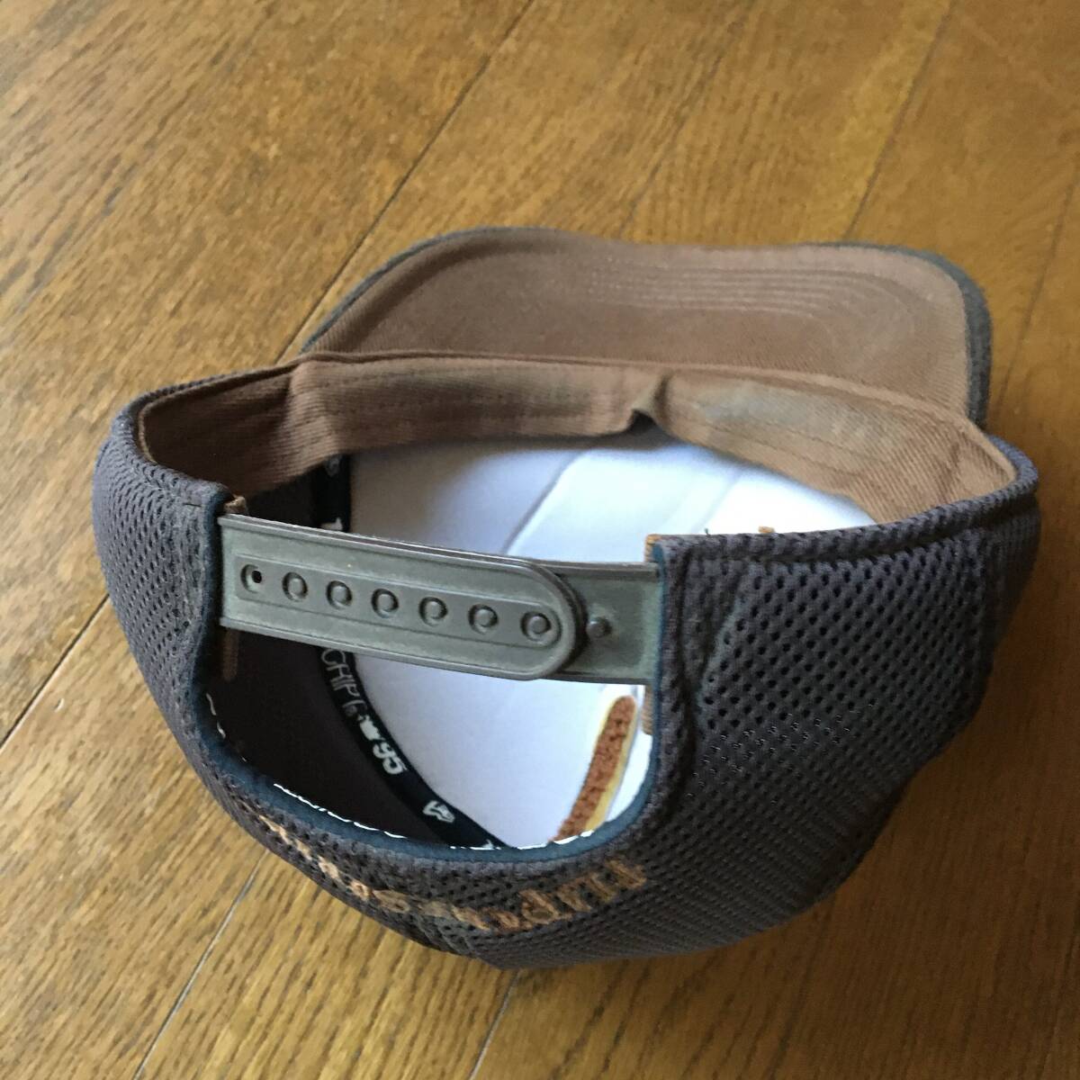 即決!秋冬用【FLIP THE SCRIPT/帽子 】ニット&メッシュ切り返しデザイン★サイズ:フリー_画像4