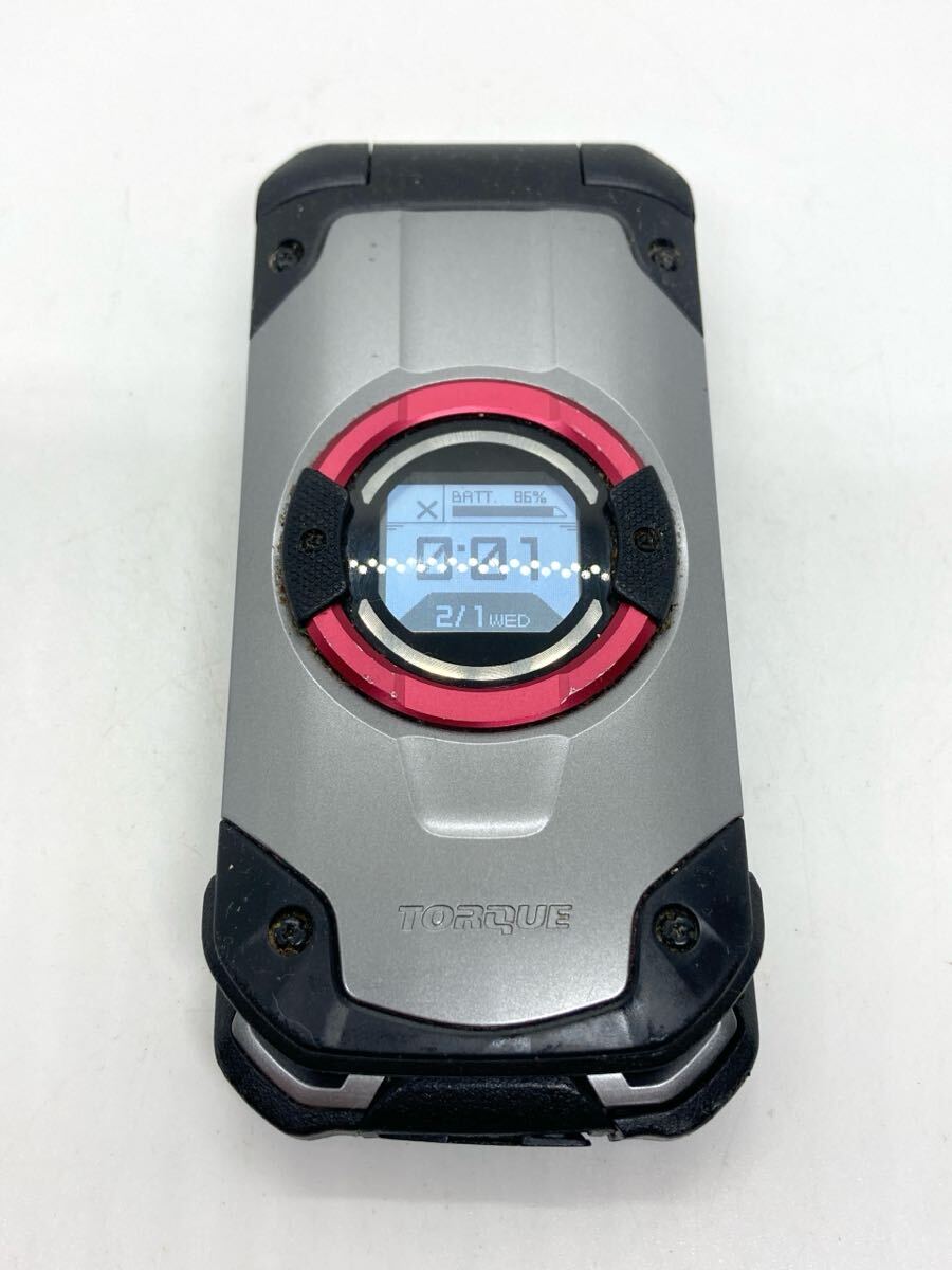 au TORQUE KYF33 KYOCERA 京セラ SIMフリー ガラケー 携帯電話 h01e70cy