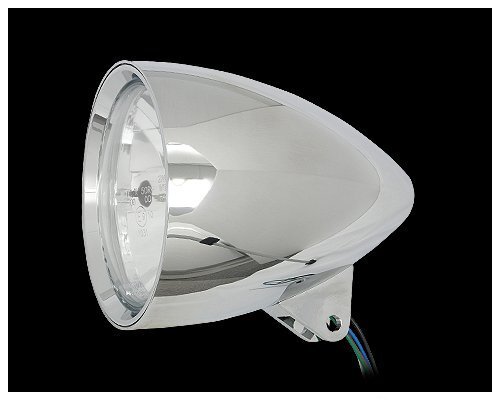 5-3/4インチ アルミビレットヘッドライト ワイグラソフテイルFXS