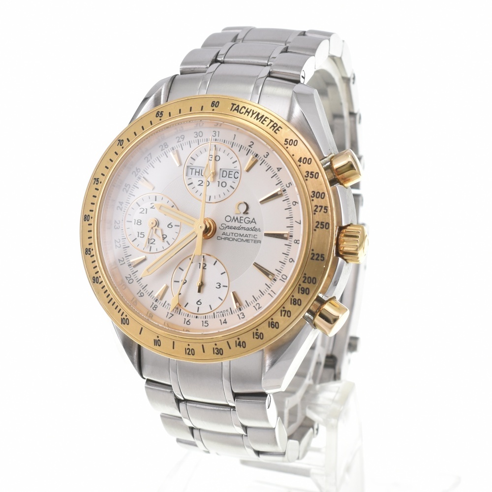 オメガ OMEGA 323.21.40.44.02.001 スピードマスター K18YG ベゼル 自動巻き メンズ 良品 J#142633_画像2