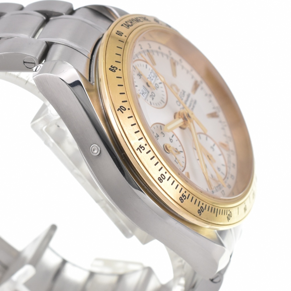 オメガ OMEGA 323.21.40.44.02.001 スピードマスター K18YG ベゼル 自動巻き メンズ 良品 J#142633_画像4