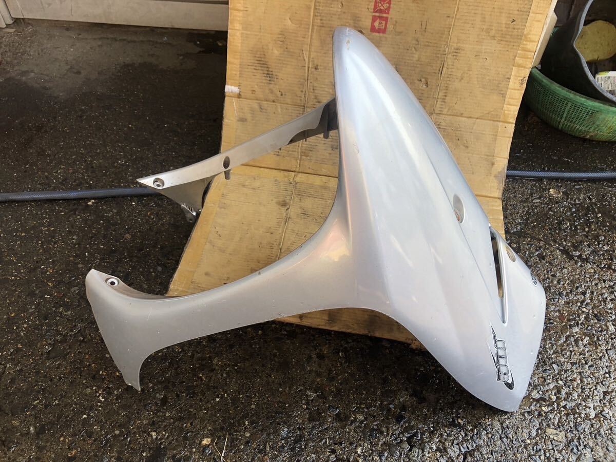 55525■ ヤマハ ジョグC SA16J (650番台〜) 純正 アッパー フロント カウル カバー 外装_画像4