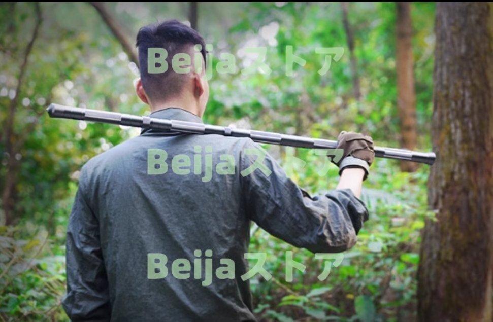 最高品質 屋外 キャンプ サバイバル アウトドア ハイキング 登山 自己防衛 保護棒 スティック ストック ポール安全多機能(108cmタイプ)_画像2