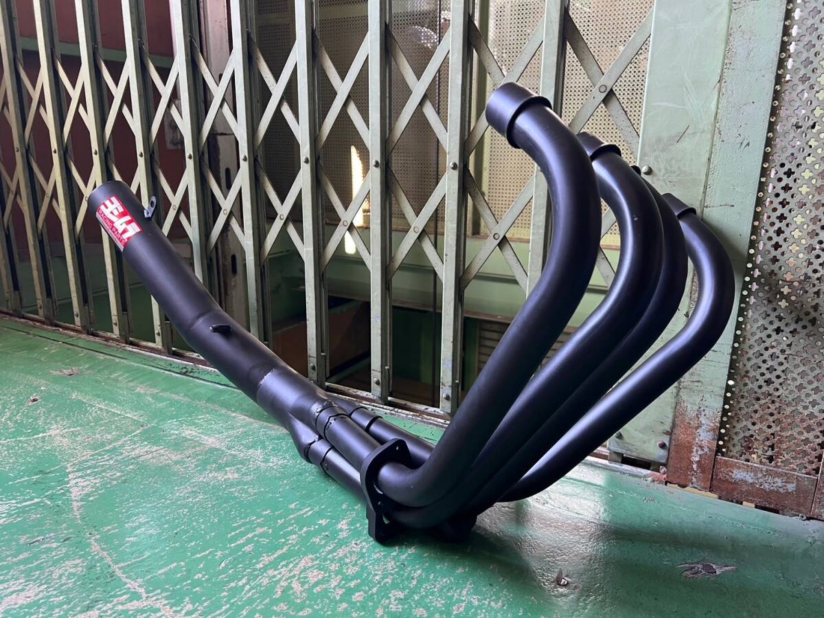Ｚ４００ＦＸ　ショート管　黒７０Π　ロゴ無/社外 マフラー 手曲げ BEET Z550FXゼファーΧモリワキZ400GPヨシムラGPZ400F Z400J E1 E2 E3 _画像5