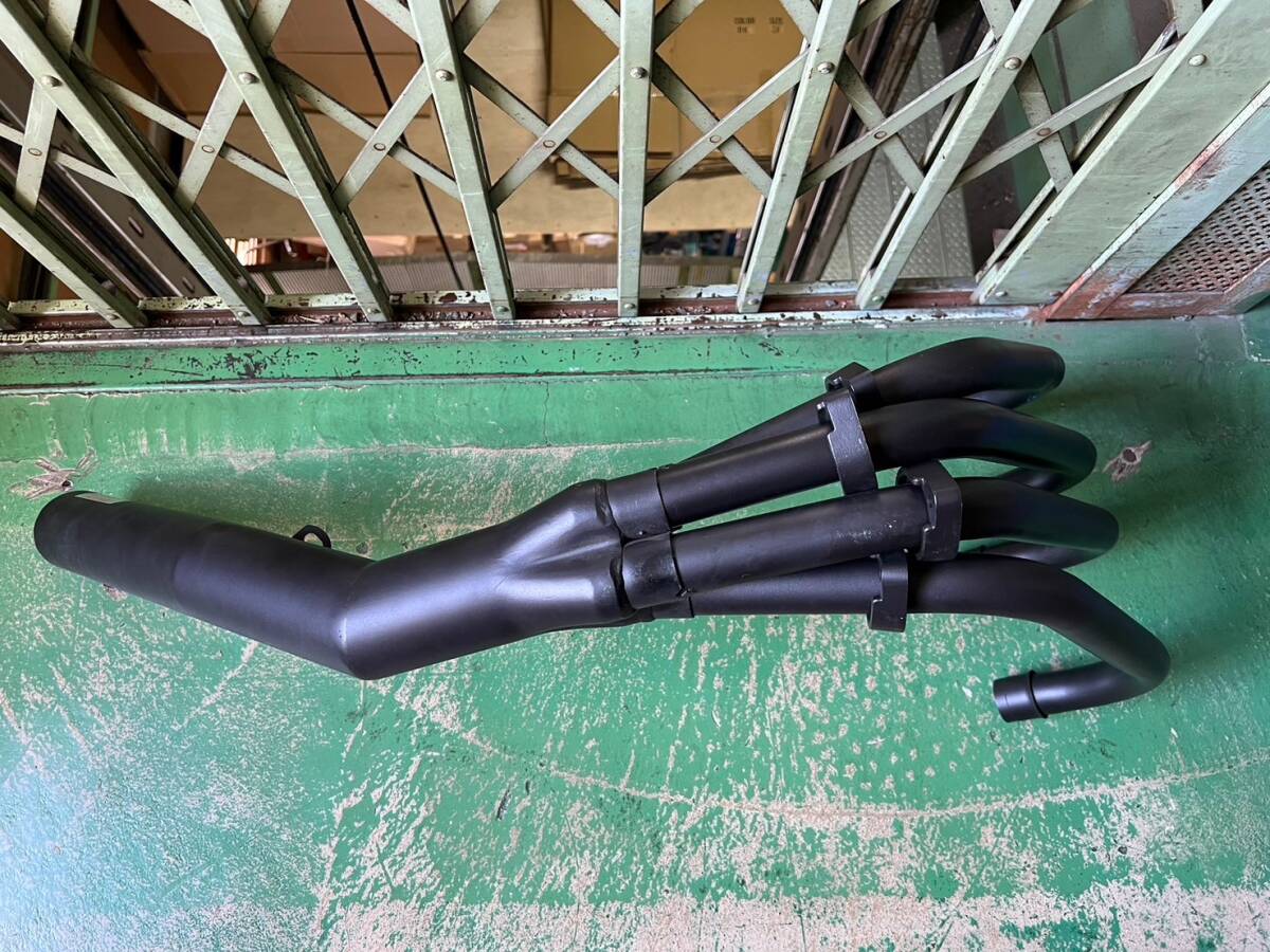 Ｚ４００ＦＸ　ショート管　黒７０Π　ロゴ無/社外 マフラー 手曲げ BEET Z550FXゼファーΧモリワキZ400GPヨシムラGPZ400F Z400J E1 E2 E3 _画像7
