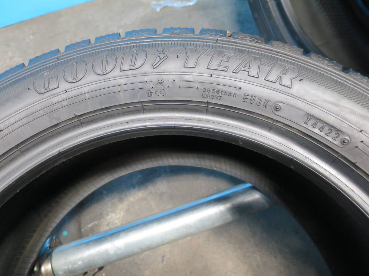 22年製未使用 205/55R16 91Q ◆ GOODYEAR ICENAVI7 ◆ 4本 C363 スタッドレス_画像9