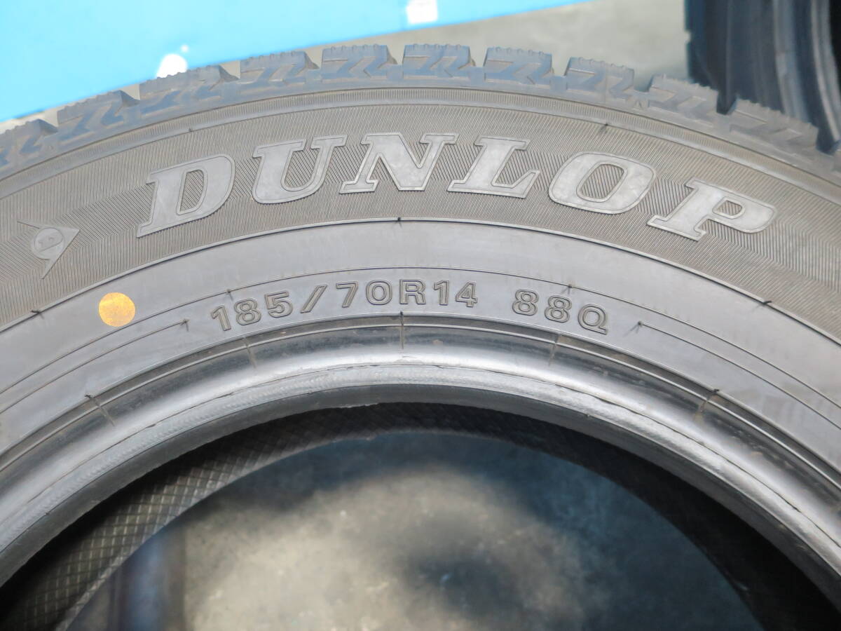 185/70R14 88Q◆ DUNLOP WINTER MAXX WM02 ◆ 4本 C675 スタッドレス_画像9