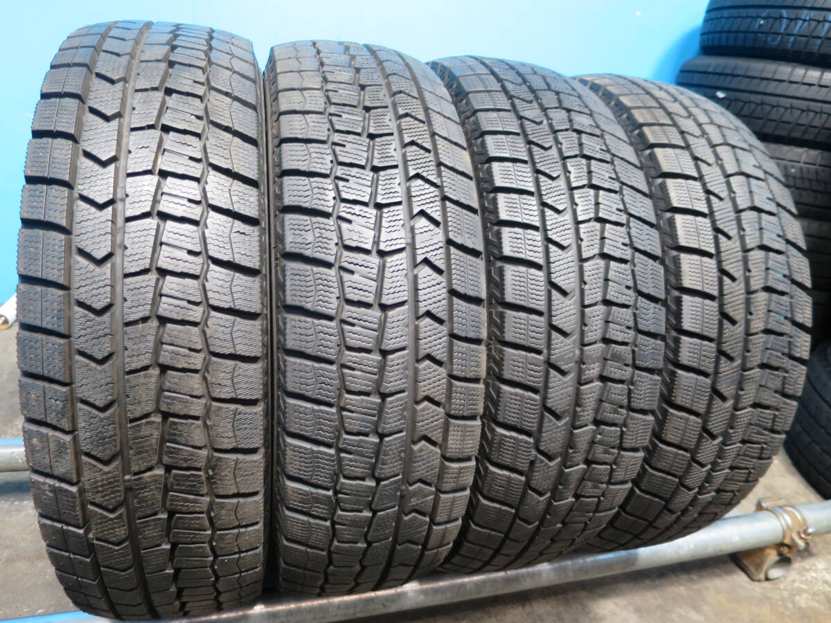 185/70R14 88Q◆ DUNLOP WINTER MAXX WM02 ◆ 4本 C675 スタッドレス_画像1